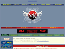 Tablet Screenshot of melodic-rock.com